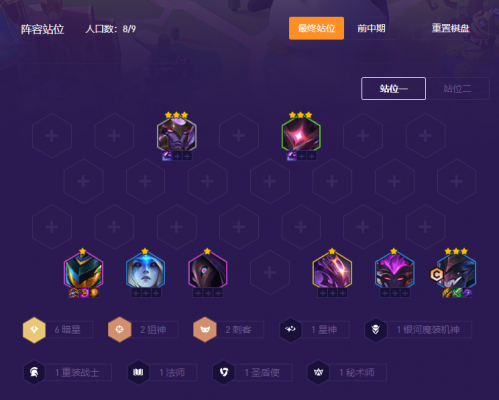 金铲铲s3赛季最强阵容怎么搭配(金铲铲S3.5激战星海T0阵容暗星小丑)插图2