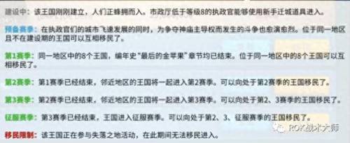 万国觉醒预备赛季移民(万国觉醒移民时间规定)插图3