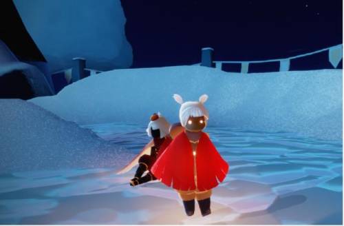 光遇单手撑下巴坐姿(光遇坐下的动作是哪个先祖)插图1