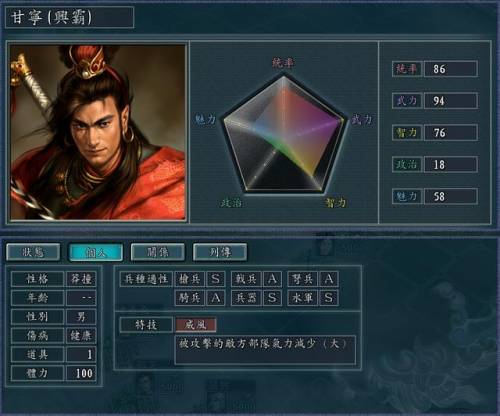 三国志11威力加强版特技(三国志11技能全一览表)插图6