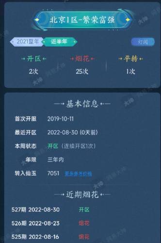 梦幻西游转服记录怎么查询(2023百区平转有哪些区)插图3
