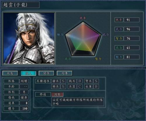 三国志11威力加强版特技(三国志11技能全一览表)插图1