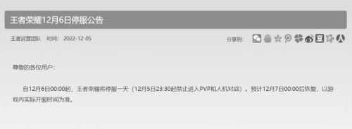 王者荣耀停机维护到几点(王者荣耀官方维护时间)插图4
