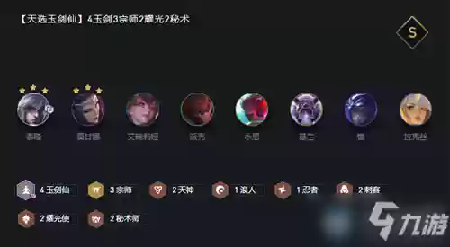 10.21玉剑仙阵容搭配(太乙男剑阵容最强搭配)插图