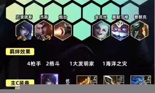 不同龙王的阵容搭配