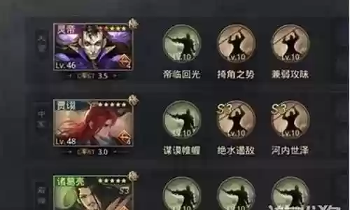 率土之滨贾许阵容搭配