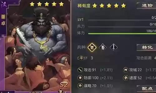 率土董卓群骑阵容搭配