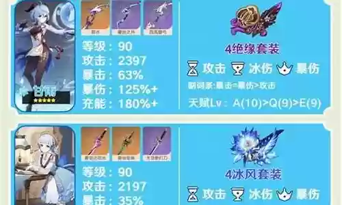 新手甘雨钟离阵容搭配