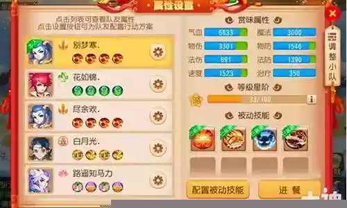 美食之旅阵容搭配图片插图