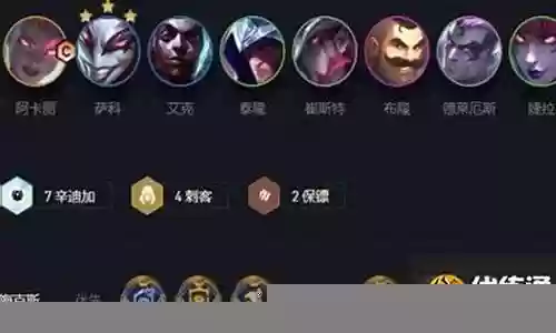 刺客加辛迪加阵容搭配