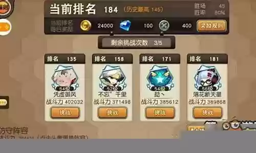 将神防守阵容搭配