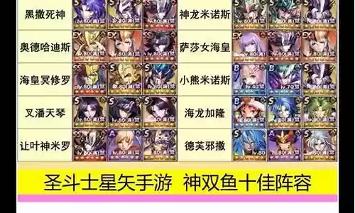 神双鱼阵容搭配