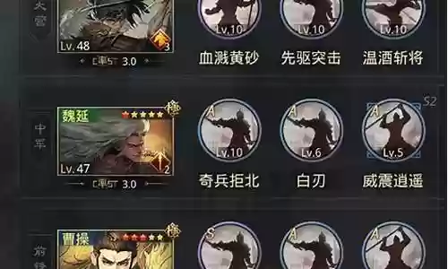 率土之滨阵容搭配教学