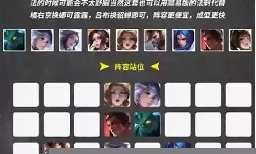 王者龙马阵容搭配