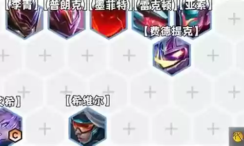 超级枪手阵容搭配图片大全