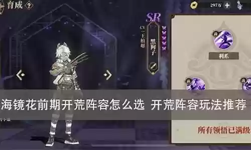 前期黑塔开荒阵容怎么搭配