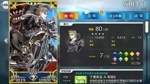 骑阶坂田金时强化技能插图