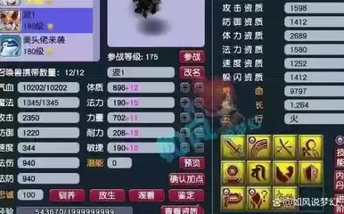 梦幻西游十八技能童子