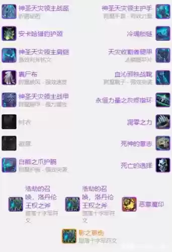 wow7.2邪技能摆放