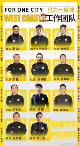 教练的阵容