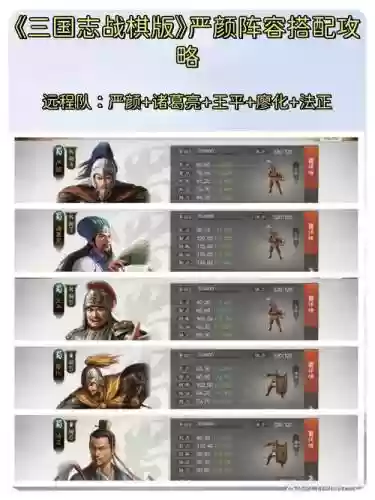 严颜阵容搭配推荐插图