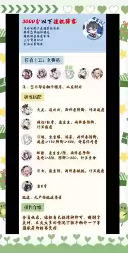 挂机结节阵容插图