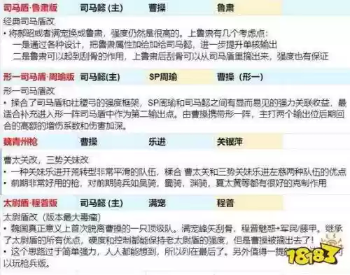 魏国羁绊阵容_1插图