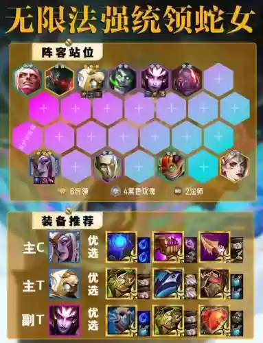 塔防蛇女怎么搭配阵容