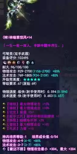 倩女69级装备选择插图