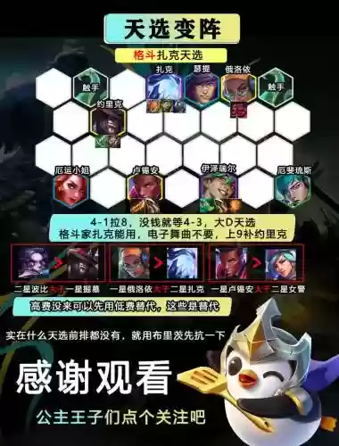 jcc最强阵容