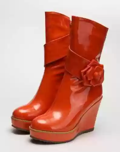橙色装备轻型金属靴