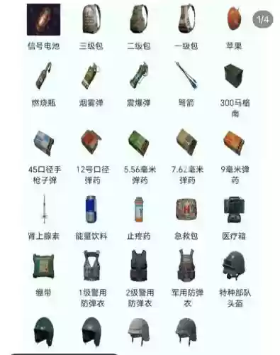 绝地求生各武器配置作用_1