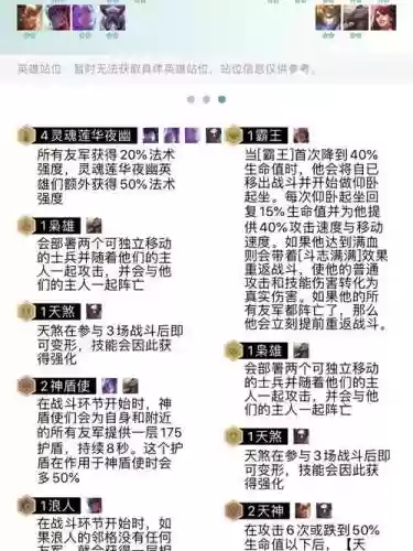 上校阵容强度