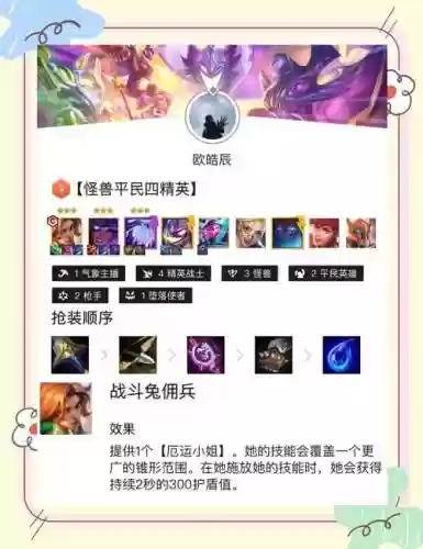 怪兽冷门阵容搭配插图