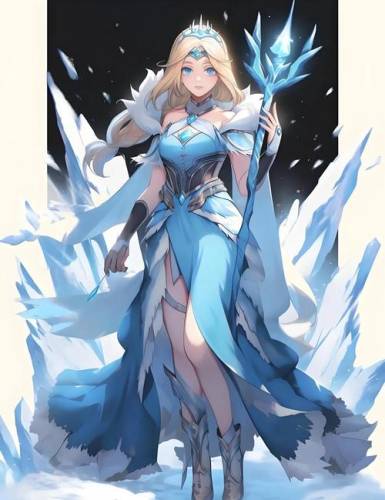 冰女简易技能插图 冰女简易技能插图