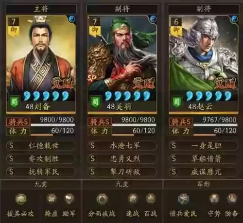 6950关羽阵容