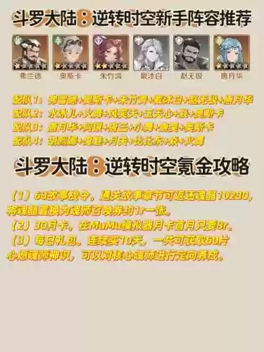 不氪金男生搭配阵容插图