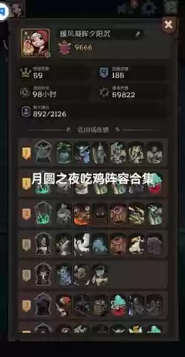月光阵容搭配