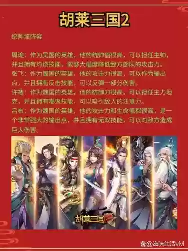 胡莱三国后期阵容搭配_1插图