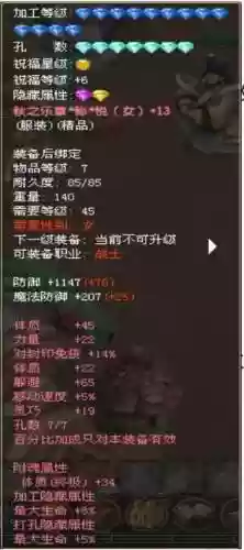自由幻想做装备吗