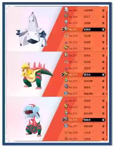 口袋妖怪xy地龙技能表插图1