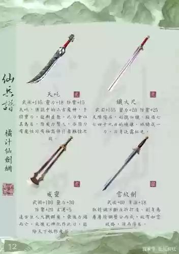 仙剑2装备大全插图