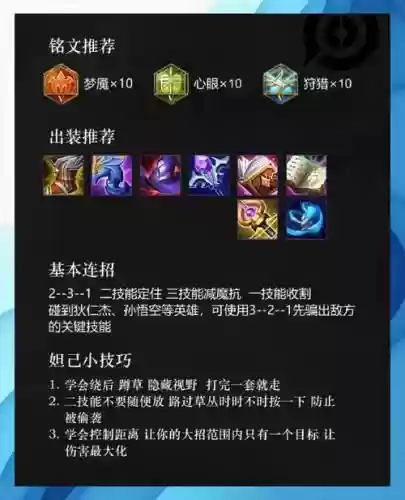 妲己刺客出装备，妲己打刺客出什么装备插图