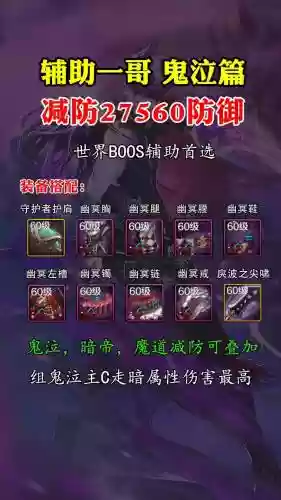 2018鬼泣辅助流装备，dnf辅助鬼泣装备搭配插图