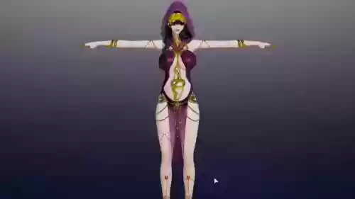 逆战游戏中精绝女王的武器是什么，逆战精绝女王未和谐原图插图1