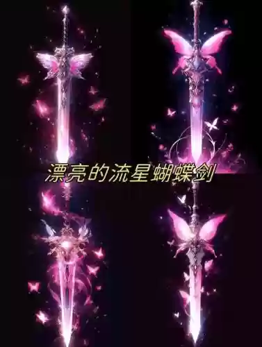 流星蝴蝶剑武器模型，流星蝴蝶剑武器图鉴插图1