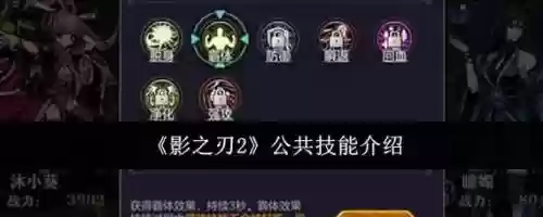 影之刃2技能等级上限，影之刃2升级插图
