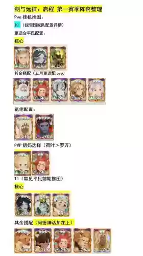 远征启示录阵容搭配推荐，远征手游启灵怎么用